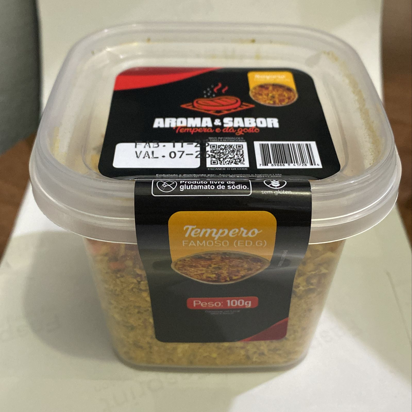 TEMPERO FAMOSO (ED.G) 100g AROMA E SABOR